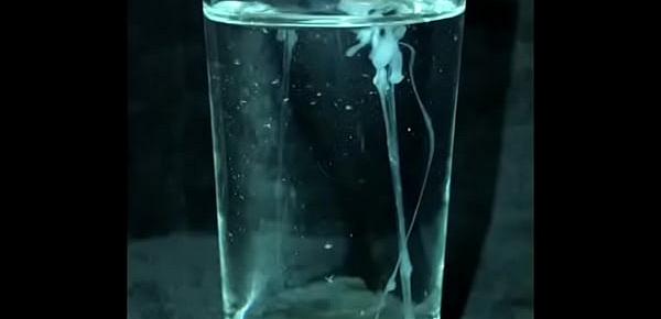  Cumshot in a Glass of Water